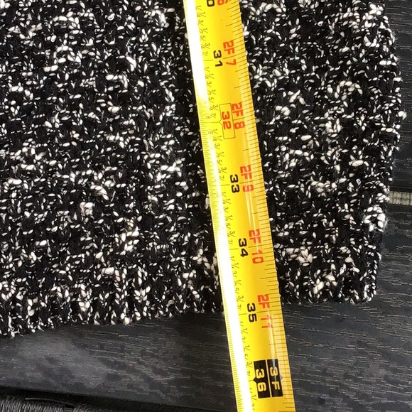 Talbot’s Black & Cream Knit Sweater Cardigan Jacket - Picture 10 of 16